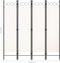 vidaXL - Kamerscherm - met - 4 - panelen - 160x180 - cm - wit