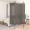 vidaXL - Kamerscherm - met - 4 - panelen - 160x200 - cm - stof - antracietkleurig