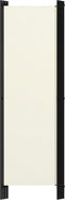 vidaXL - Kamerscherm - met - 4 - panelen - 200x180 - cm - wit