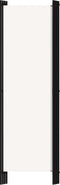 vidaXL - Kamerscherm - met - 4 - panelen - 200x180 - cm - wit