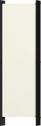 vidaXL - Kamerscherm - met - 4 - panelen - 200x180 - cm - wit