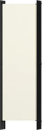 vidaXL - Kamerscherm - met - 4 - panelen - 200x180 - cm - wit