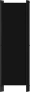 vidaXL - Kamerscherm - met - 4 - panelen - 200x180 - cm - zwart