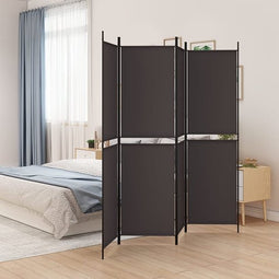 vidaXL-Kamerscherm-met-4-panelen-200x200-cm-stof-bruin