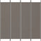 vidaXL - Kamerscherm - met - 4 - panelen - 200x200 - cm - stof - antracietkleurig
