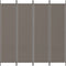 vidaXL - Kamerscherm - met - 4 - panelen - 200x200 - cm - stof - antracietkleurig