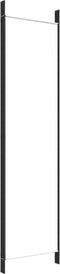 vidaXL - Kamerscherm - met - 4 - panelen - 200x200 - cm - stof - wit