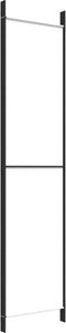 vidaXL - Kamerscherm - met - 4 - panelen - 200x220 - cm - stof - wit