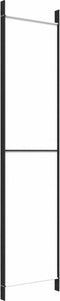 vidaXL - Kamerscherm - met - 4 - panelen - 200x220 - cm - stof - wit