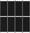 vidaXL - Kamerscherm - met - 4 - panelen - 200x220 - cm - stof - zwart