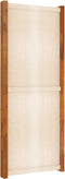 vidaXL - Kamerscherm - met - 4 - panelen - 280x180 - cm - crèmewit