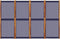 vidaXL - Kamerscherm - met - 4 - panelen - 280x180 - cm - donkerblauw