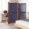 vidaXL - Kamerscherm - met - 4 - panelen - 280x180 - cm - donkerblauw
