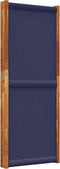 vidaXL - Kamerscherm - met - 4 - panelen - 280x180 - cm - donkerblauw