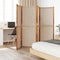 vidaXL - Kamerscherm - met - 4 - panelen - 280x180 - cm - taupe