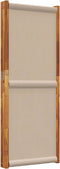 vidaXL - Kamerscherm - met - 4 - panelen - 280x180 - cm - taupe