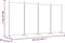 vidaXL - Kamerscherm - met - 4 - panelen - 346x180 - cm - stof - bruin