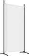 vidaXL - Kamerscherm - met - 4 - panelen - 346x180 - cm - stof - wit