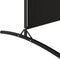 vidaXL - Kamerscherm - met - 4 - panelen - 346x180 - cm - stof - zwart