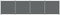 vidaXL - Kamerscherm - met - 4 - panelen - 698x180 - cm - stof - antracietkleurig