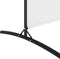 vidaXL - Kamerscherm - met - 4 - panelen - 698x180 - cm - stof - wit