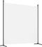 vidaXL - Kamerscherm - met - 4 - panelen - 698x180 - cm - stof - wit
