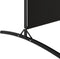 vidaXL - Kamerscherm - met - 4 - panelen - 698x180 - cm - stof - zwart