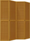 vidaXL - Kamerscherm - met - 4 - panelen - massief - paulowniahout - bruin