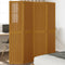 vidaXL - Kamerscherm - met - 4 - panelen - massief - paulowniahout - bruin