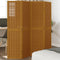 vidaXL - Kamerscherm - met - 4 - panelen - massief - paulowniahout - bruin