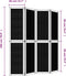 vidaXL - Kamerscherm - met - 4 - panelen - massief - paulowniahout - bruin