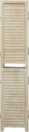 vidaXL - Kamerscherm - met - 4 - panelen - massief - paulowniahout