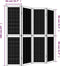 vidaXL - Kamerscherm - met - 4 - panelen - massief - paulowniahout - bruin