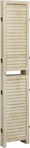vidaXL - Kamerscherm - met - 4 - panelen - massief - paulowniahout