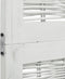 vidaXL - Kamerscherm - met - 4 - panelen - massief - paulowniahout - wit