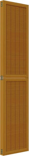 vidaXL - Kamerscherm - met - 4 - panelen - massief - paulowniahout - bruin