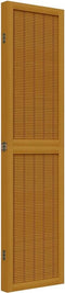 vidaXL - Kamerscherm - met - 4 - panelen - massief - paulowniahout - bruin