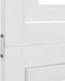 vidaXL - Kamerscherm - met - 4 - panelen - massief - paulowniahout - wit