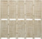 vidaXL - Kamerscherm - met - 5 - panelen - 175x165 - cm - massief - paulowniahout