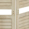 vidaXL - Kamerscherm - met - 5 - panelen - 175x165 - cm - massief - paulowniahout