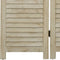 vidaXL - Kamerscherm - met - 5 - panelen - 175x165 - cm - massief - paulowniahout