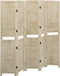 vidaXL - Kamerscherm - met - 5 - panelen - 175x165 - cm - massief - paulowniahout