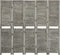 vidaXL - Kamerscherm - met - 5 - panelen - 179x166 - cm - massief - hout - grijs
