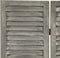vidaXL - Kamerscherm - met - 5 - panelen - 179x166 - cm - massief - hout - grijs