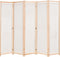 vidaXL - Kamerscherm - met - 5 - panelen - 200x170x4 - cm - stof - crème