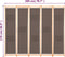 vidaXL - Kamerscherm - met - 5 - panelen - 200x170x4 - cm - stof - bruin