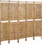 vidaXL - Kamerscherm - met - 5 - panelen - 200x180 - cm - bamboe