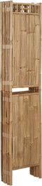 vidaXL - Kamerscherm - met - 5 - panelen - 200x180 - cm - bamboe