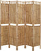 vidaXL - Kamerscherm - met - 5 - panelen - 200x180 - cm - bamboe