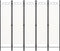 vidaXL - Kamerscherm - met - 5 - panelen - 200x180 - cm - wit